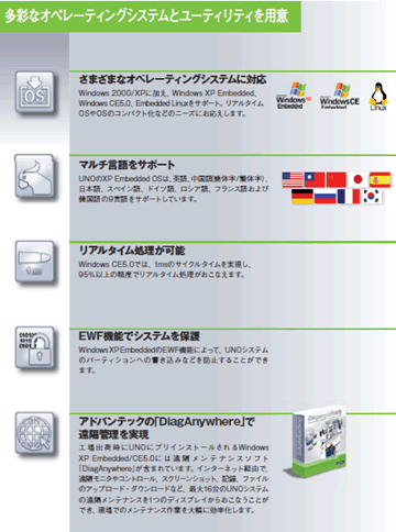 多彩なOSとユーティリティを用意