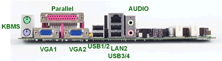 AIMB-562 KIOSK 背面I/O
