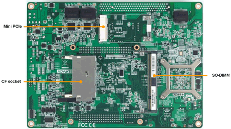 PCM-9562ボードレイアウト