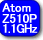 AtomZ510P 1.1GHz